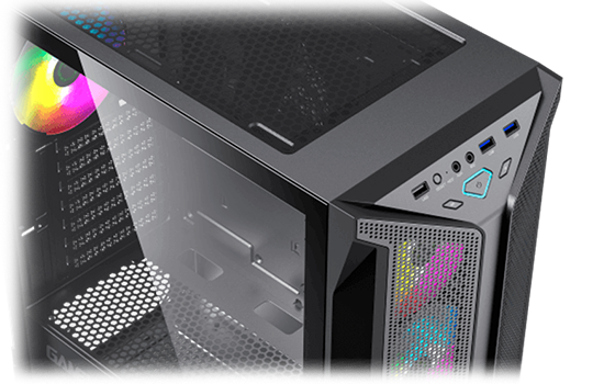 Gabinete Gamer Gamemax Brufen C1 Black